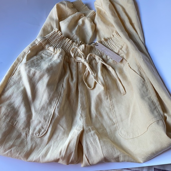 Love Tree Casual Drawstring Pants with Smocked Elastic Waistband Joggers - Picture 5 of 9